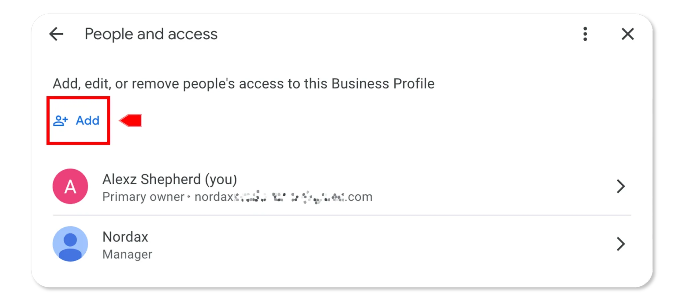 People and Access