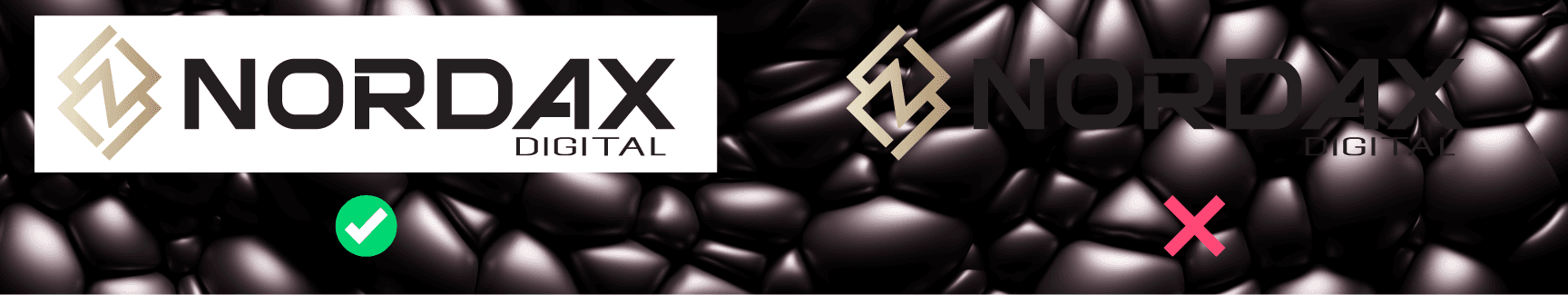 Logo usage background Example