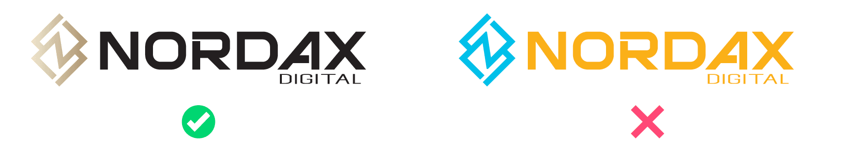 Logo usage colors Example